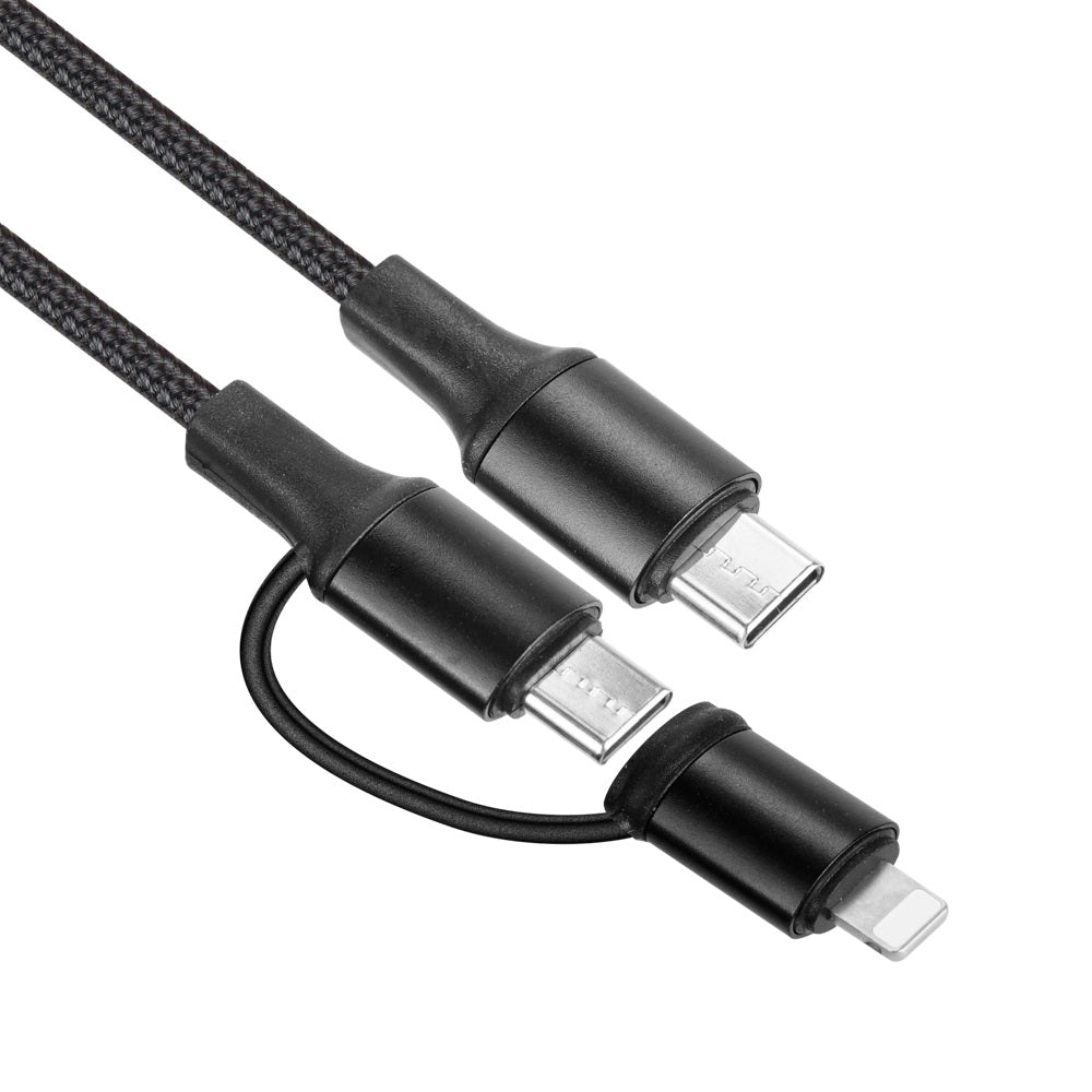 USB Type-C to Type-C／Lightning 2in1 シリコンケーブル