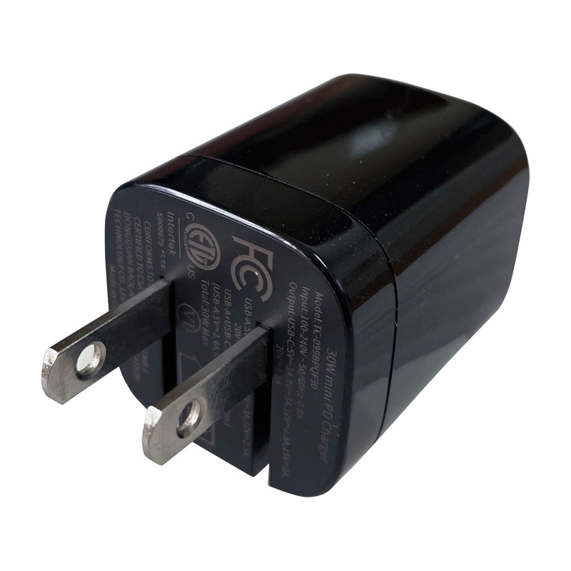 【販売予定商品】30W ミニPD充電器 TYPE-C&USB-A