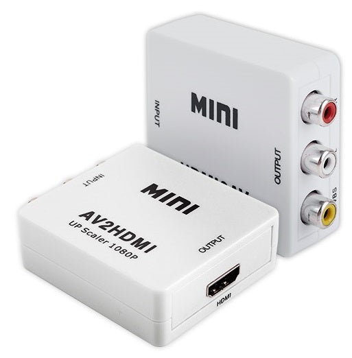 HDMIコンバータ　AV(RCA) -> HDMI 変換アダプタ　(1920X1080@60Hz)