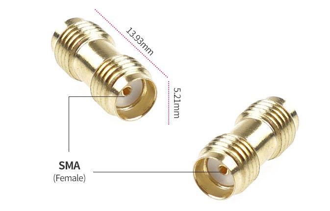 同軸コネクタ SMA（F/F）製作用、アンテナ変換延長、インピーダンス