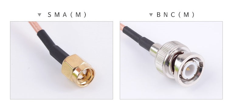 アンテナ変換ケーブル SMA(M)/ BNC(M) 、
ケーブル長20cm、インピーダンス