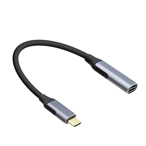 USB 3.1(Type C) to Mini DP変換ケーブル、20cm/Type C(M) to Mini DP(F)/ミニディスプレイポート