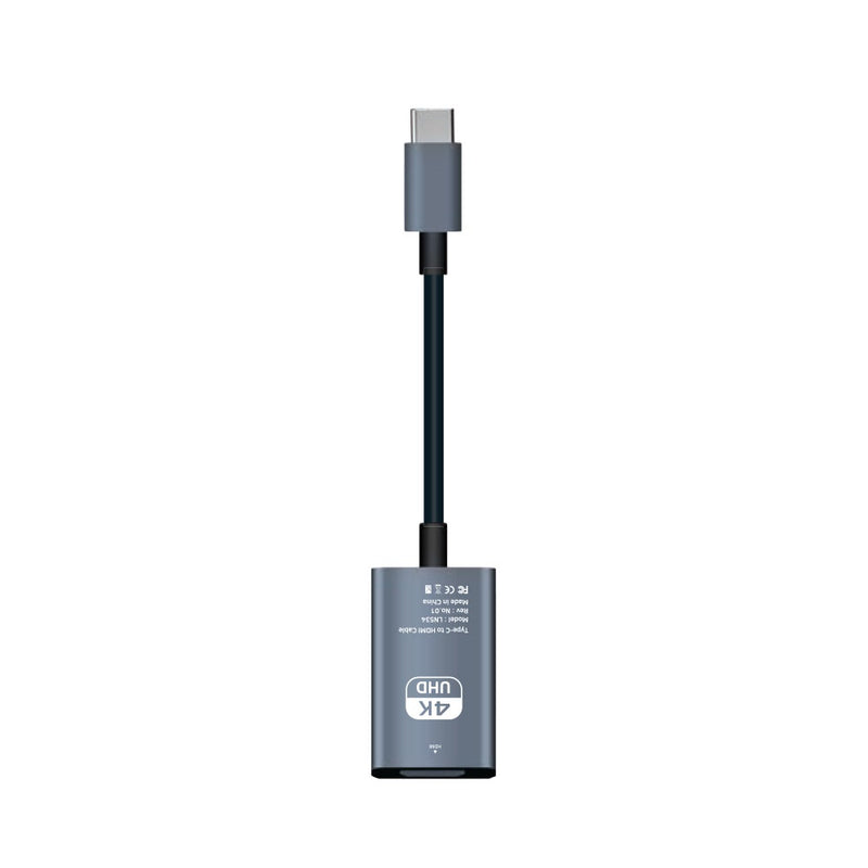 Type C(M) to HDMI 2.0(F)コンバーターケーブル / 4K2K 60Hz /15㎝