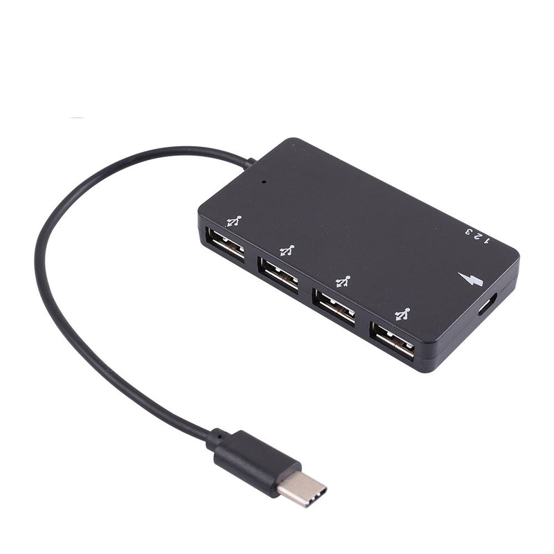 USB C) USB 2.0 4Port 無電源