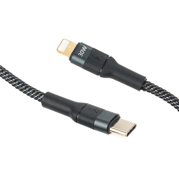 Type-C(USB 3.1) PD高速充電ケーブル[Type-C - iphoneライトニング] 1m 充電30W
