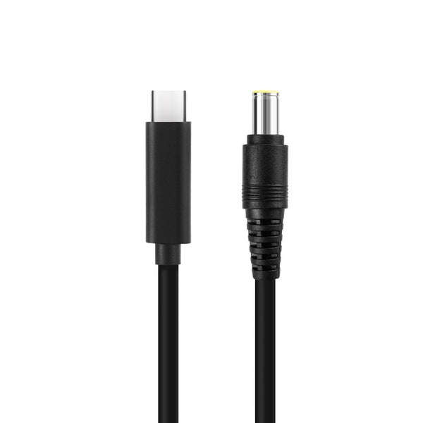 Type-C(USB 3.1)ノートブック電源変換ケーブルPD to DCジャック(外径4.5mm内径3.0mm)充電　1.5m