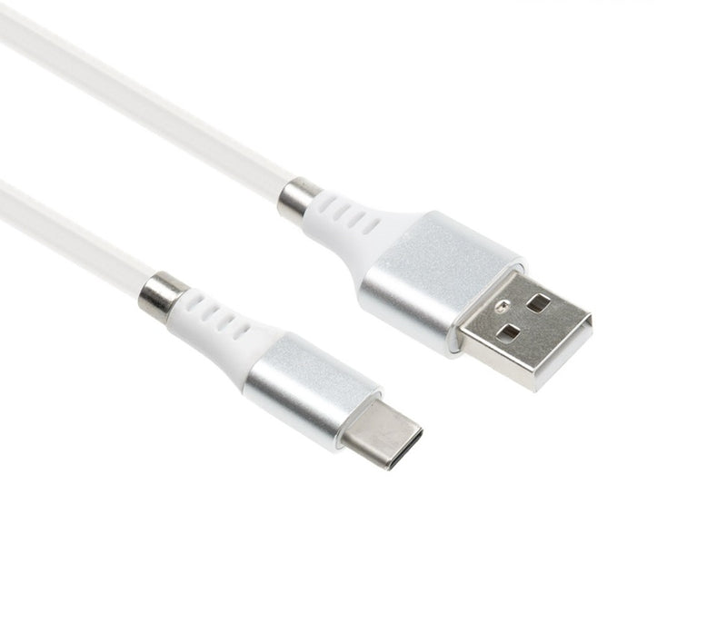 【マグネット付きケーブルでスッキリ】Type-C(USB 3.1)ケーブル [Type-C - USB-A 2.0]マグネットで巻き取り1m