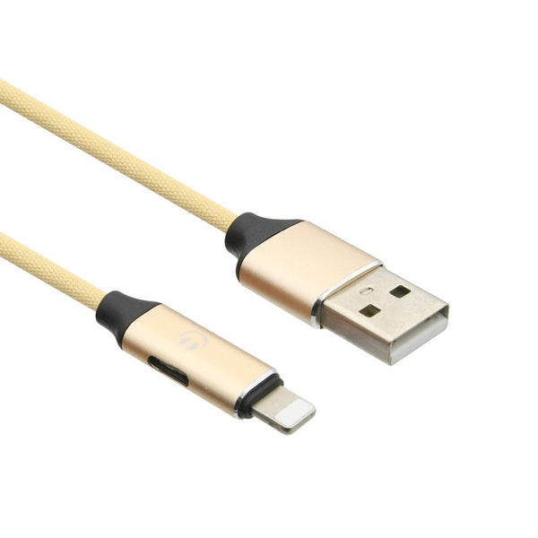 ライトニング/オーディオ―USB-Aケーブル1m
オーディオ＋充電同時使用