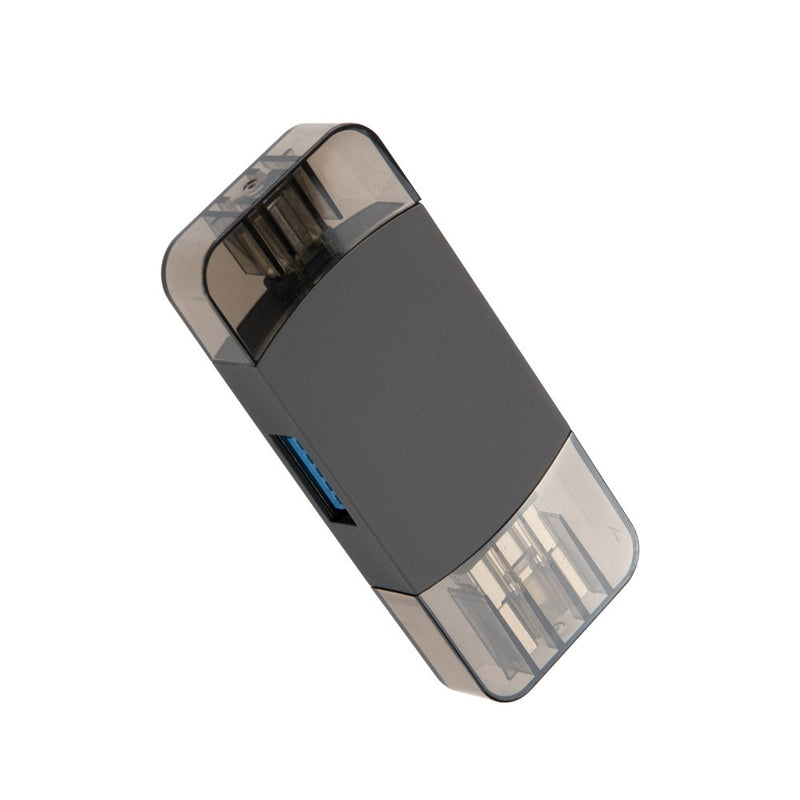 マルチカードリーダー(ライトニング)、SDカード、TF/MicroSD、USB3.1(TypeC)、USB-C、USB-A、8ピン、小型